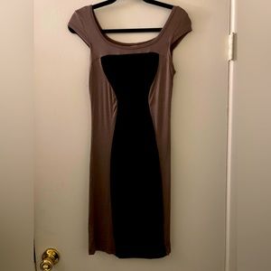 Go Couture 🇺🇸 Bodycon Dress Black and Brown